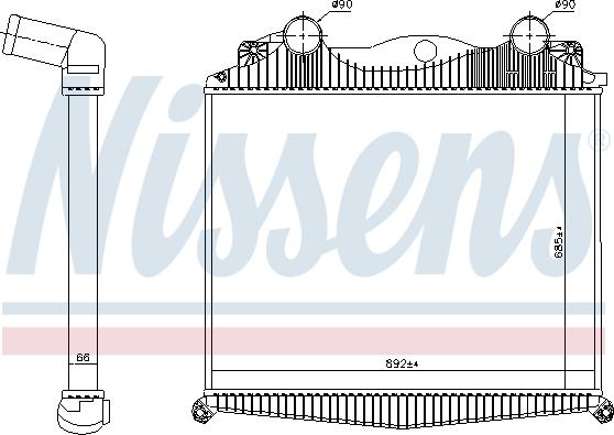 Nissens 97014 - Starpdzesētājs autodraugiem.lv