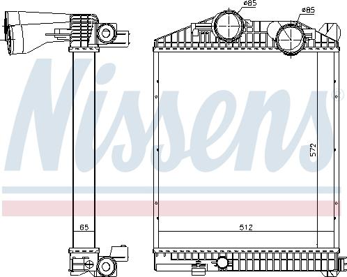 Nissens 97033 - Starpdzesētājs autodraugiem.lv