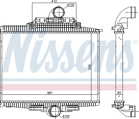 Nissens 97024 - Starpdzesētājs autodraugiem.lv