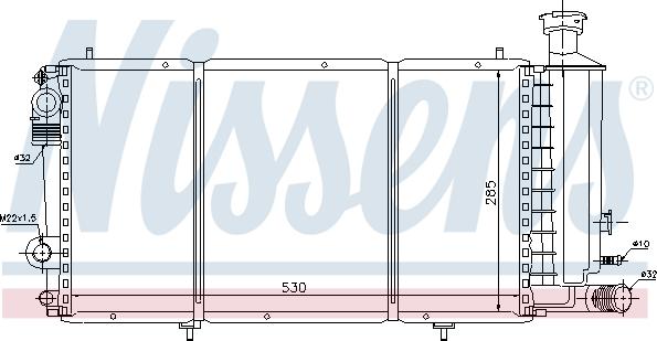 Nissens 699527 - Radiators, Motora dzesēšanas sistēma autodraugiem.lv