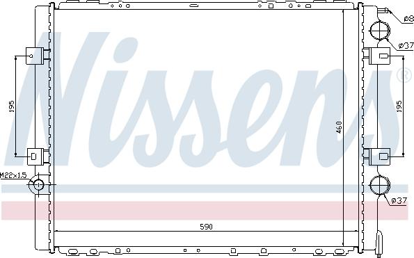 Nissens 695163 - Radiators, Motora dzesēšanas sistēma autodraugiem.lv