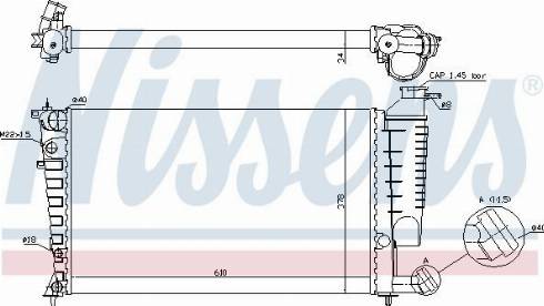 Nissens 690594 - Radiators, Motora dzesēšanas sistēma autodraugiem.lv