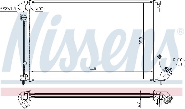 Nissens 690132 - Radiators, Motora dzesēšanas sistēma autodraugiem.lv