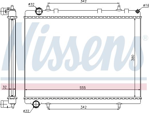 Nissens 698507 - Radiators, Motora dzesēšanas sistēma autodraugiem.lv