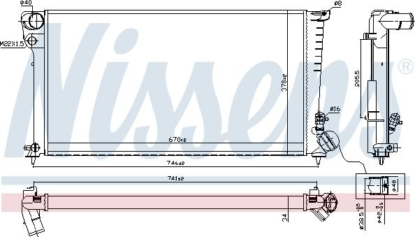 Nissens 698681 - Radiators, Motora dzesēšanas sistēma autodraugiem.lv