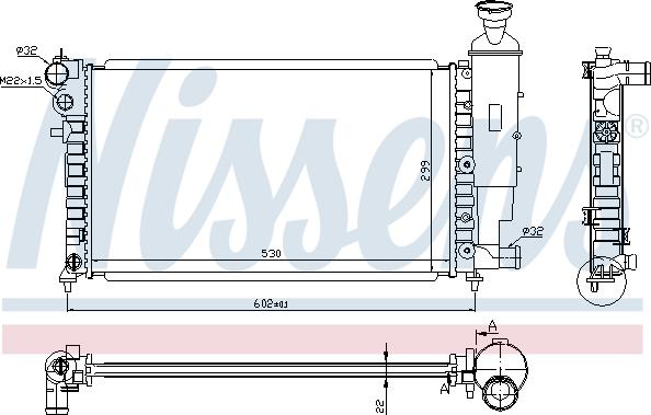 Nissens 692494 - Radiators, Motora dzesēšanas sistēma autodraugiem.lv