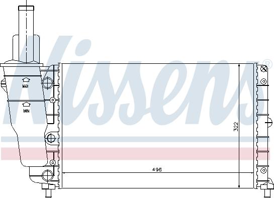 Nissens 692895 - Radiators, Motora dzesēšanas sistēma autodraugiem.lv