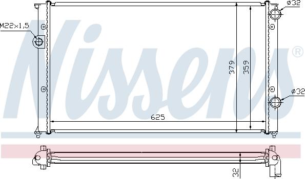 Nissens 692829 - Radiators, Motora dzesēšanas sistēma autodraugiem.lv