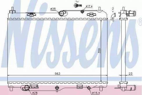 FPS 28 A259 - Radiators, Motora dzesēšanas sistēma autodraugiem.lv