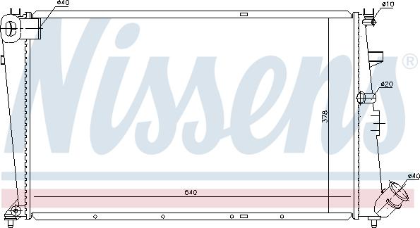 Nissens 697499 - Radiators, Motora dzesēšanas sistēma autodraugiem.lv