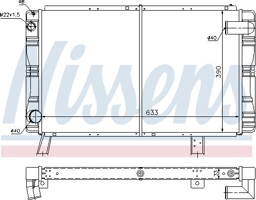 Nissens 697857 - Radiators, Motora dzesēšanas sistēma autodraugiem.lv