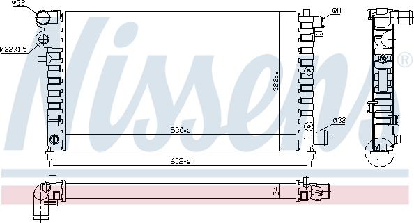 Nissens 697277 - Radiators, Motora dzesēšanas sistēma autodraugiem.lv