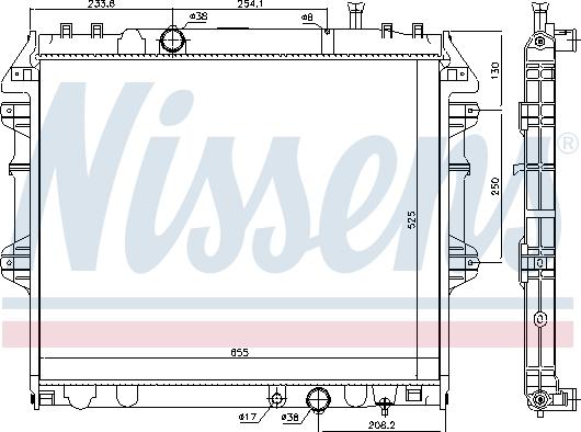 Nissens 646939 - Radiators, Motora dzesēšanas sistēma autodraugiem.lv