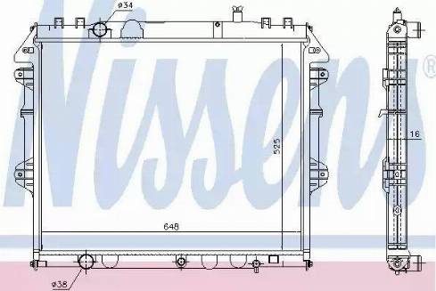 Nissens 646849 - Radiators, Motora dzesēšanas sistēma autodraugiem.lv