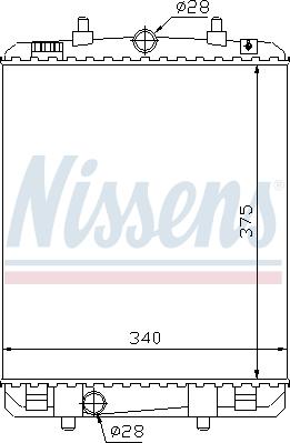 Nissens 64687 - Radiators, Motora dzesēšanas sistēma autodraugiem.lv