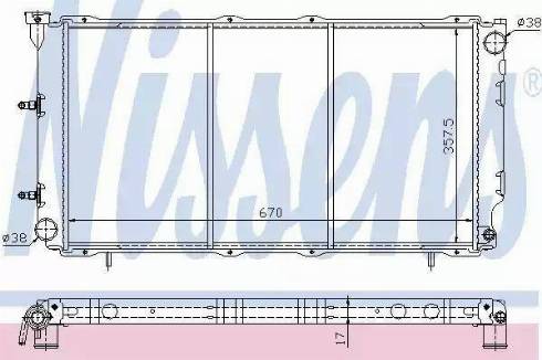 Nissens 640961 - Radiators, Motora dzesēšanas sistēma autodraugiem.lv