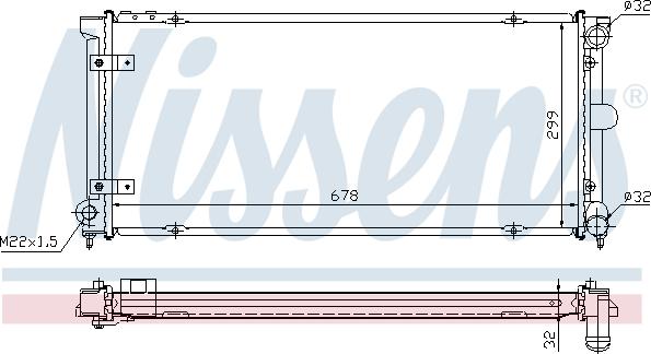 Nissens 698662 - Radiators, Motora dzesēšanas sistēma autodraugiem.lv