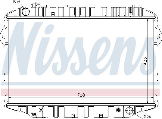 Nissens 64861 - Radiators, Motora dzesēšanas sistēma autodraugiem.lv