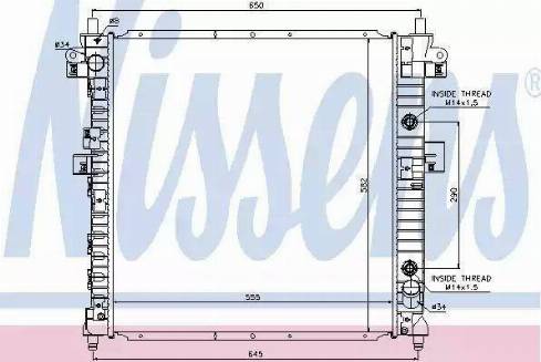 FPS 66 A1420-X - Radiators, Motora dzesēšanas sistēma autodraugiem.lv