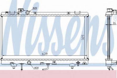 Nissens 64704A - Radiators, Motora dzesēšanas sistēma autodraugiem.lv