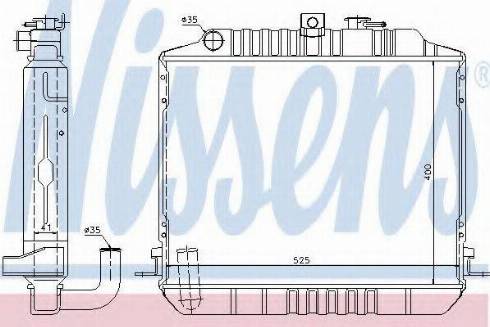 Nissens 64733 - Radiators, Motora dzesēšanas sistēma autodraugiem.lv