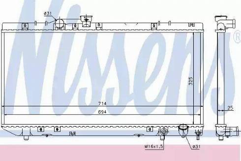 Nissens 64776 - Radiators, Motora dzesēšanas sistēma autodraugiem.lv