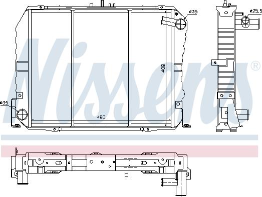 Nissens 64778 - Radiators, Motora dzesēšanas sistēma autodraugiem.lv