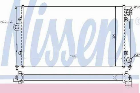 Nissens 65194 - Radiators, Motora dzesēšanas sistēma autodraugiem.lv