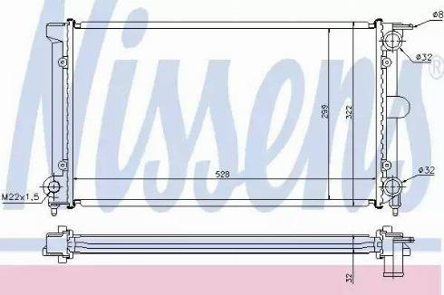 Nissens 65152A - Radiators, Motora dzesēšanas sistēma autodraugiem.lv