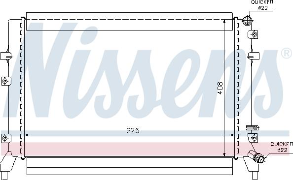 Nissens 65294 - Radiators, Motora dzesēšanas sistēma autodraugiem.lv