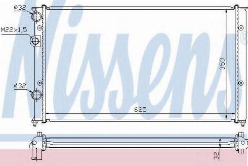 Nissens 65245A - Radiators, Motora dzesēšanas sistēma autodraugiem.lv