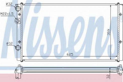 Nissens 65248A - Radiators, Motora dzesēšanas sistēma autodraugiem.lv