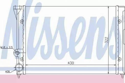 Nissens 65288 - Radiators, Motora dzesēšanas sistēma autodraugiem.lv