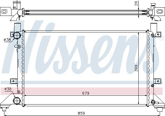 Nissens 65231A - Radiators, Motora dzesēšanas sistēma autodraugiem.lv