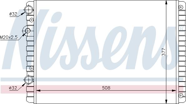 Nissens 652321 - Radiators, Motora dzesēšanas sistēma autodraugiem.lv