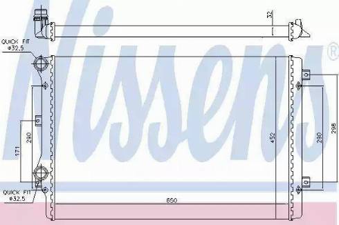 Nissens 65279 - Radiators, Motora dzesēšanas sistēma autodraugiem.lv