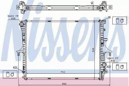 Nissens 65276 - Radiators, Motora dzesēšanas sistēma autodraugiem.lv