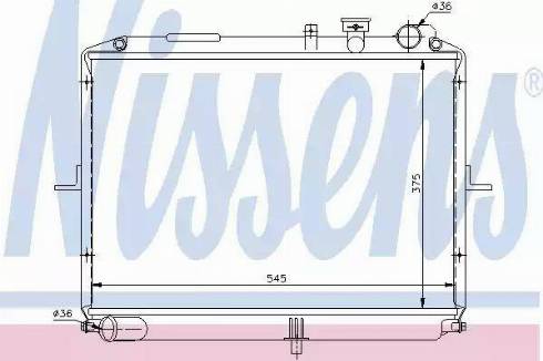 Nissens 66611 - Radiators, Motora dzesēšanas sistēma autodraugiem.lv