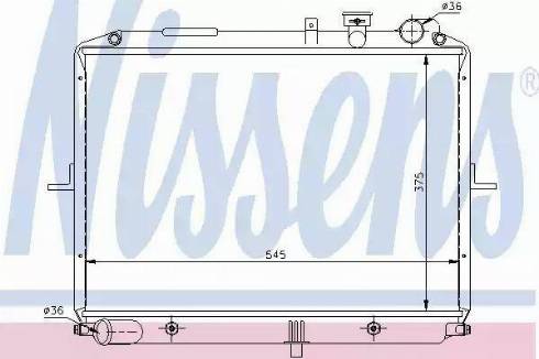 Nissens 66612 - Radiators, Motora dzesēšanas sistēma autodraugiem.lv