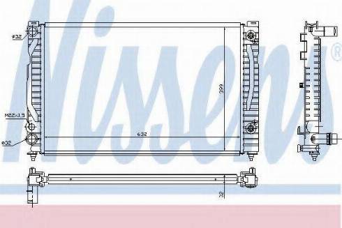 Nissens 60494A - Radiators, Motora dzesēšanas sistēma autodraugiem.lv