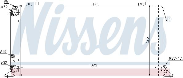 Nissens 696373 - Radiators, Motora dzesēšanas sistēma autodraugiem.lv