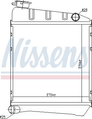 Nissens 60519 - Radiators, Motora dzesēšanas sistēma autodraugiem.lv