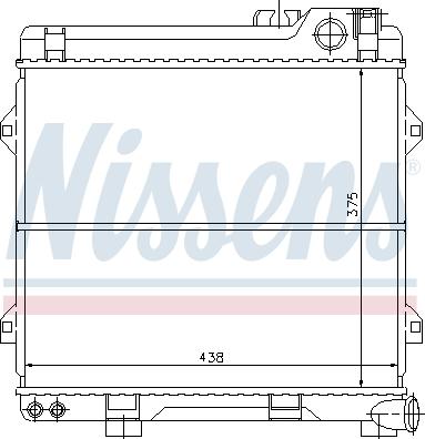 Nissens 60639 - Radiators, Motora dzesēšanas sistēma autodraugiem.lv