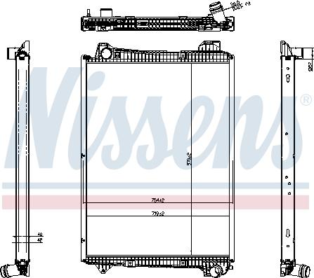 Nissens 606321 - Radiators, Motora dzesēšanas sistēma autodraugiem.lv