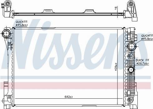 Nissens 606778 - Radiators, Motora dzesēšanas sistēma autodraugiem.lv