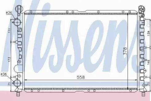 Nissens 60057 - Radiators, Motora dzesēšanas sistēma autodraugiem.lv