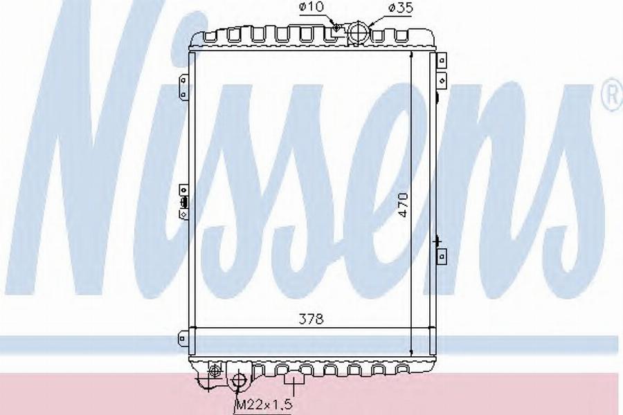 Nissens 60330 - Radiators, Motora dzesēšanas sistēma autodraugiem.lv