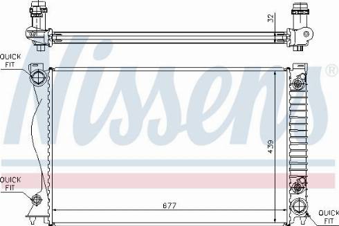 Nissens 60236 - Radiators, Motora dzesēšanas sistēma autodraugiem.lv