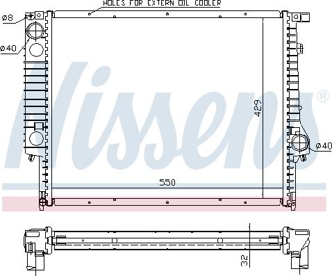 Nissens 60759A - Radiators, Motora dzesēšanas sistēma autodraugiem.lv