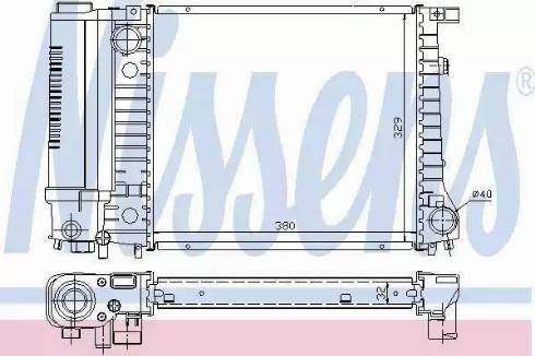 Nissens 60729 - Radiators, Motora dzesēšanas sistēma autodraugiem.lv